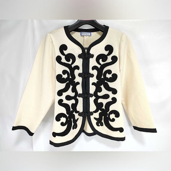 YSL Yves Saint Laurent vintage sweater / cardigan medium - Picture 1 of 8